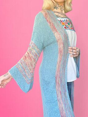 Boho bell sleeve cardigan Boho duster cardigan with bell sleeves